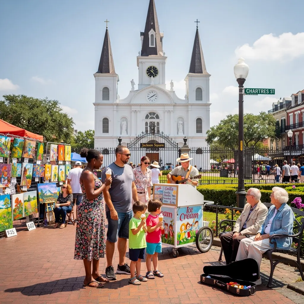 Танцующие пары в джазовом клубе, наслаждающиеся атмосферой Нового Орлеана.
