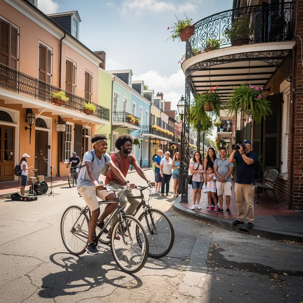 Традиционное креольское блюдо, поданное на яркой тарелке.
